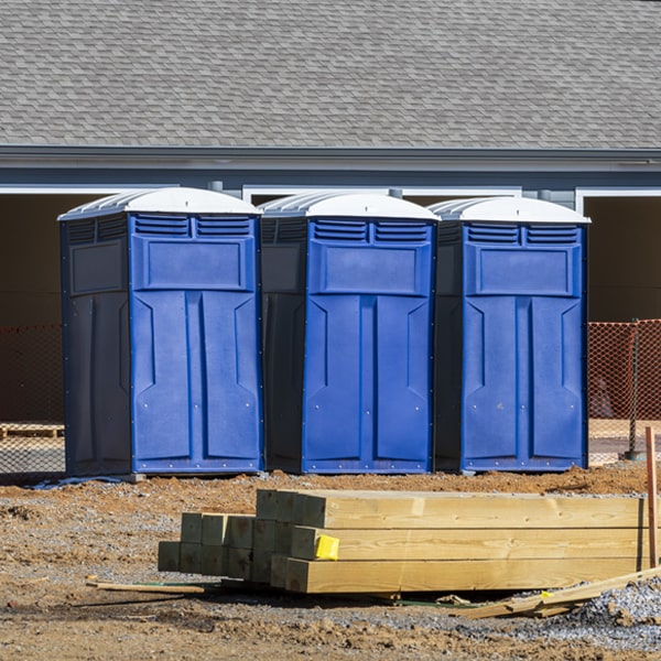 how do you ensure the portable toilets are secure and safe from vandalism during an event in Pollock